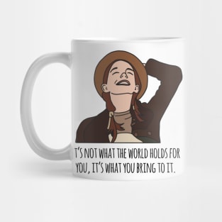 Anne with an E Quote Mug